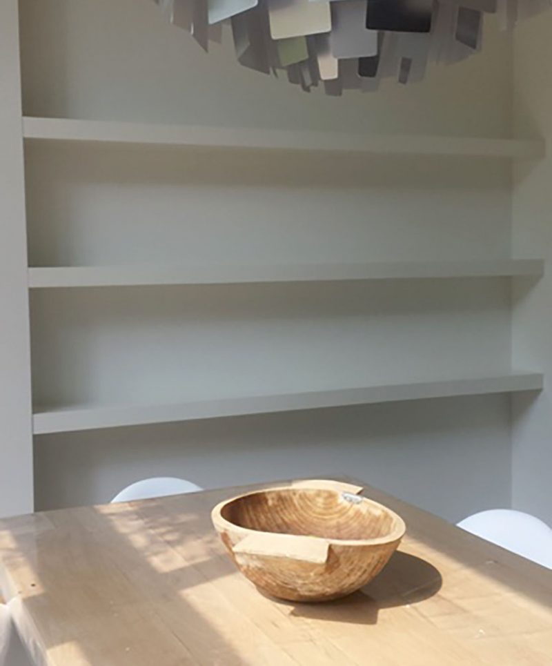 Zwevende boekenplank