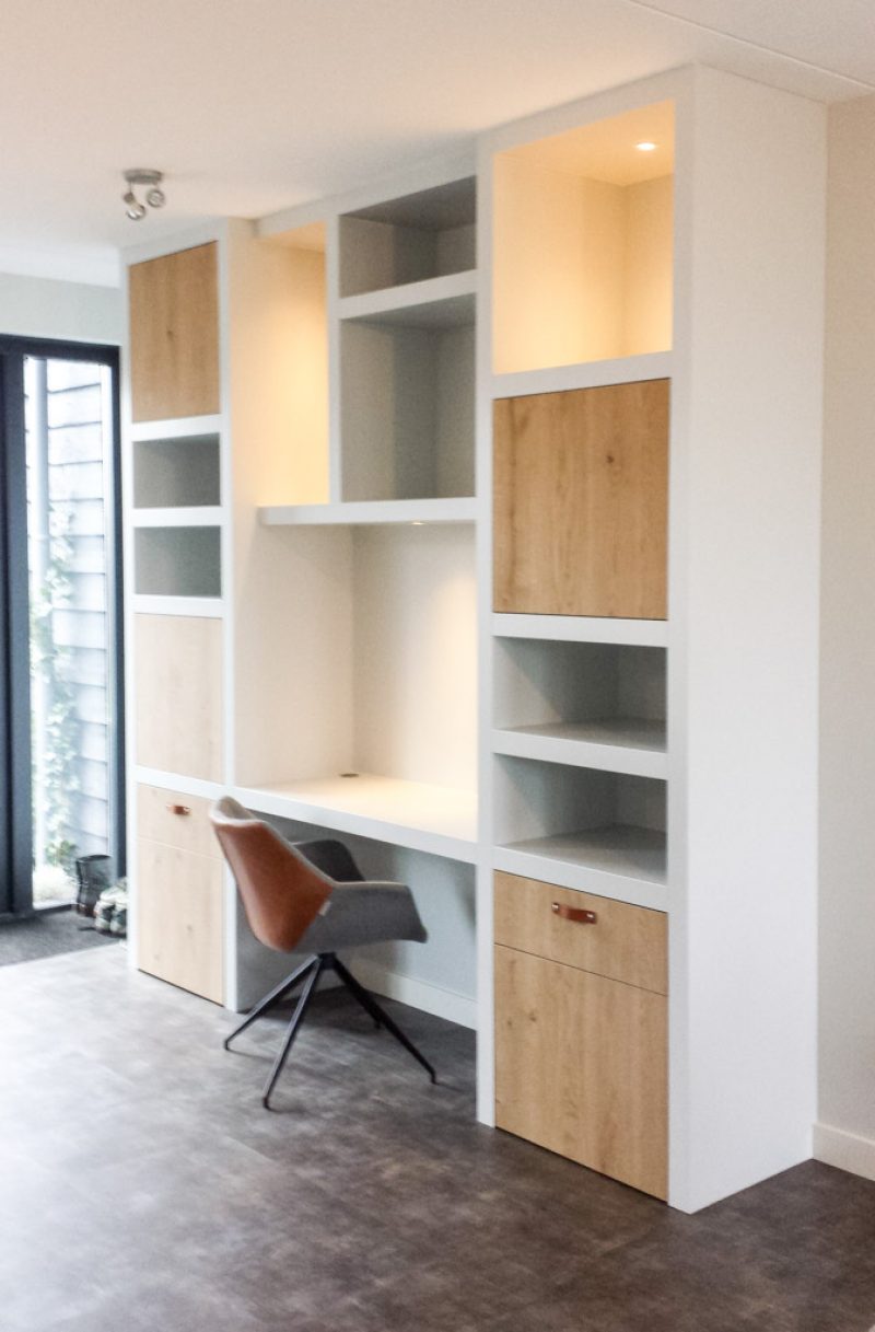 Kastenwand – werkplek <br>in de woonkamer